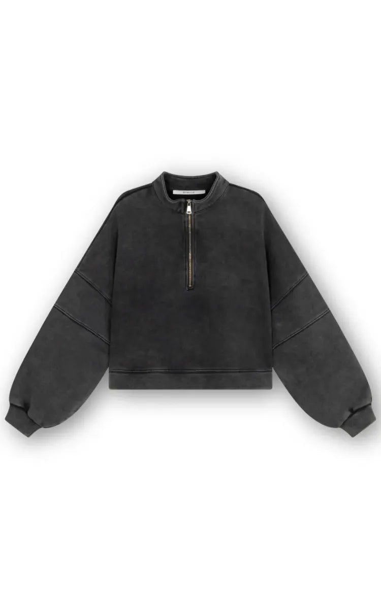 Homage Sweater High Neck With Zipper