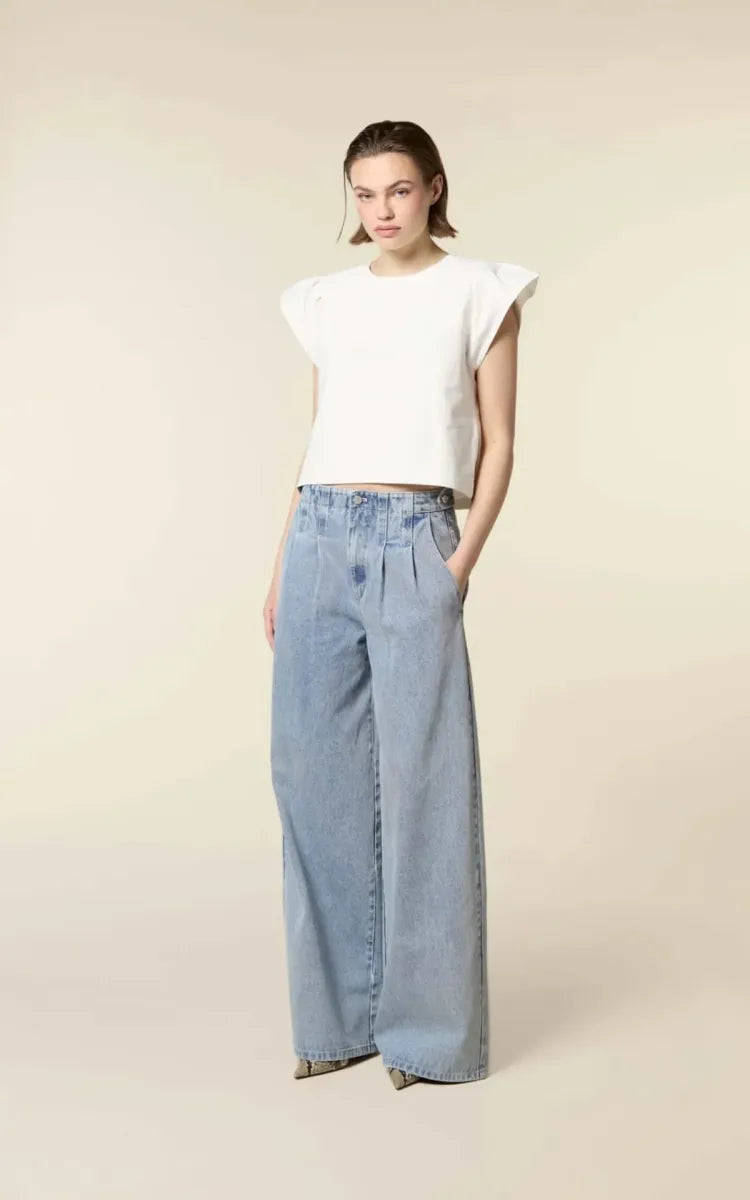 Homage Jeans Tailored Pleated
