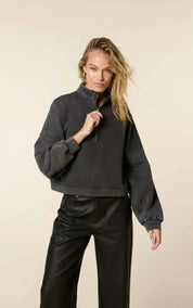 Homage Sweater High Neck With Zipper