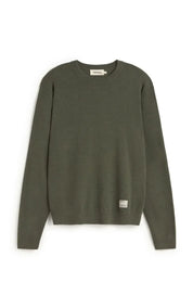 Thinking Mu DARK GREEN LUCIEN KNITTED SWEATER
