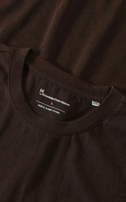 KnowledgeCotton Apparel T-shirt Chest Embroidery