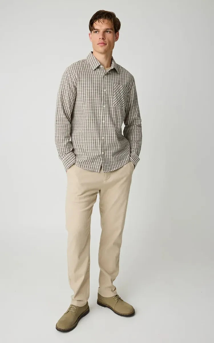 KnowledgeCotton Apparel Chuck regular flannel pants