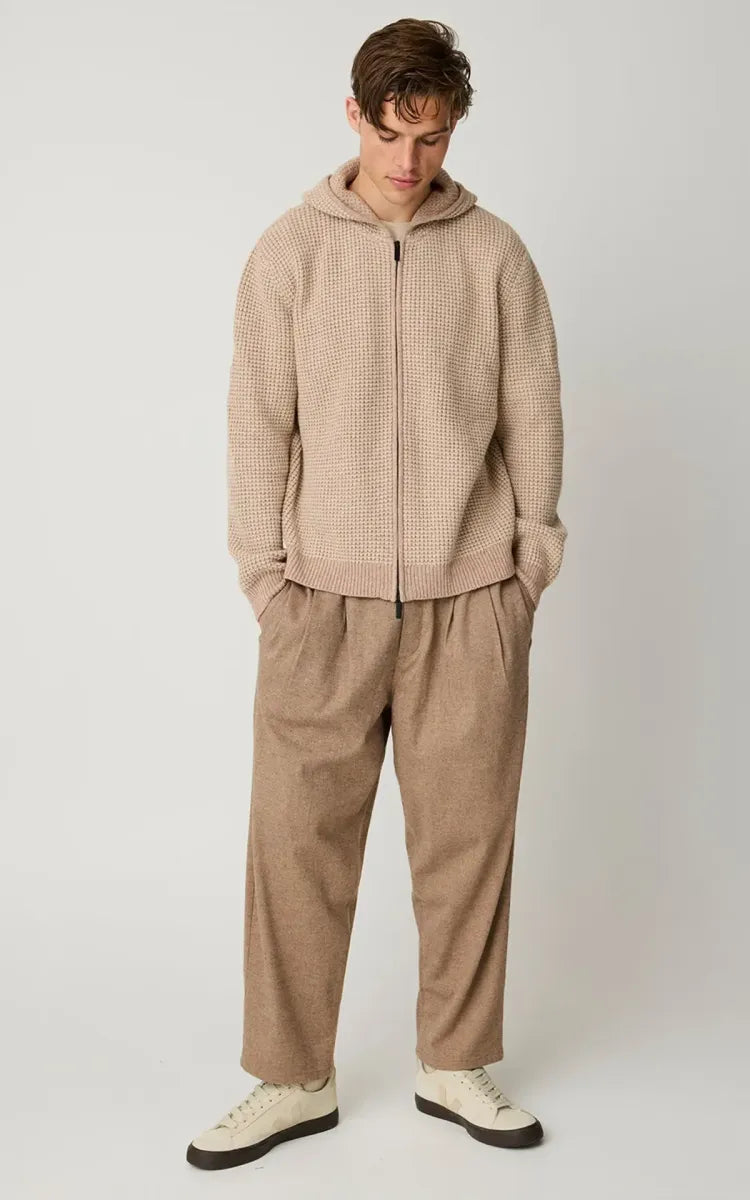 Knowledge Cotton Apparel Pants Ozone Relaxed Flannel