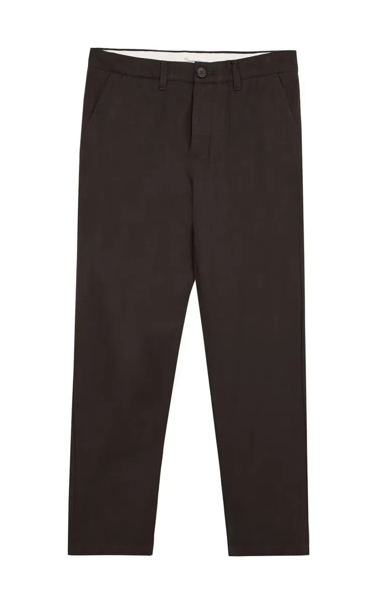 Knowledge Cotton Apparel Chuck regular herringbone pants