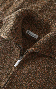 KnowledgeCotton Apparel Quater zip sweater