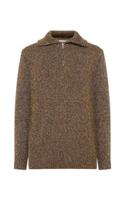 KnowledgeCotton Apparel Quater zip sweater