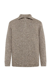 KnowledgeCotton Apparel Quater zip sweater