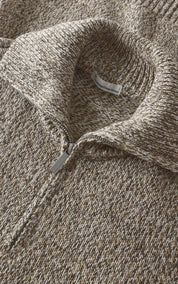 KnowledgeCotton Apparel Quater zip sweater