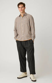 Knowledge Cotton Apparel Dune regular check shirt