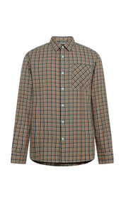 Knowledge Cotton Apparel Dune regular check shirt