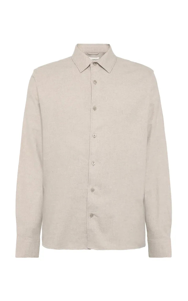 KnowledgeCotton Apparel Shirt Dune Regular Flannel