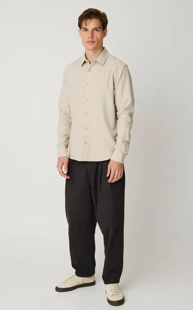 KnowledgeCotton Apparel Shirt Dune Regular Flannel