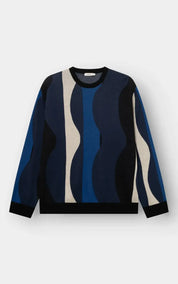 Dedicated Sweater Mora Wavy Stripe