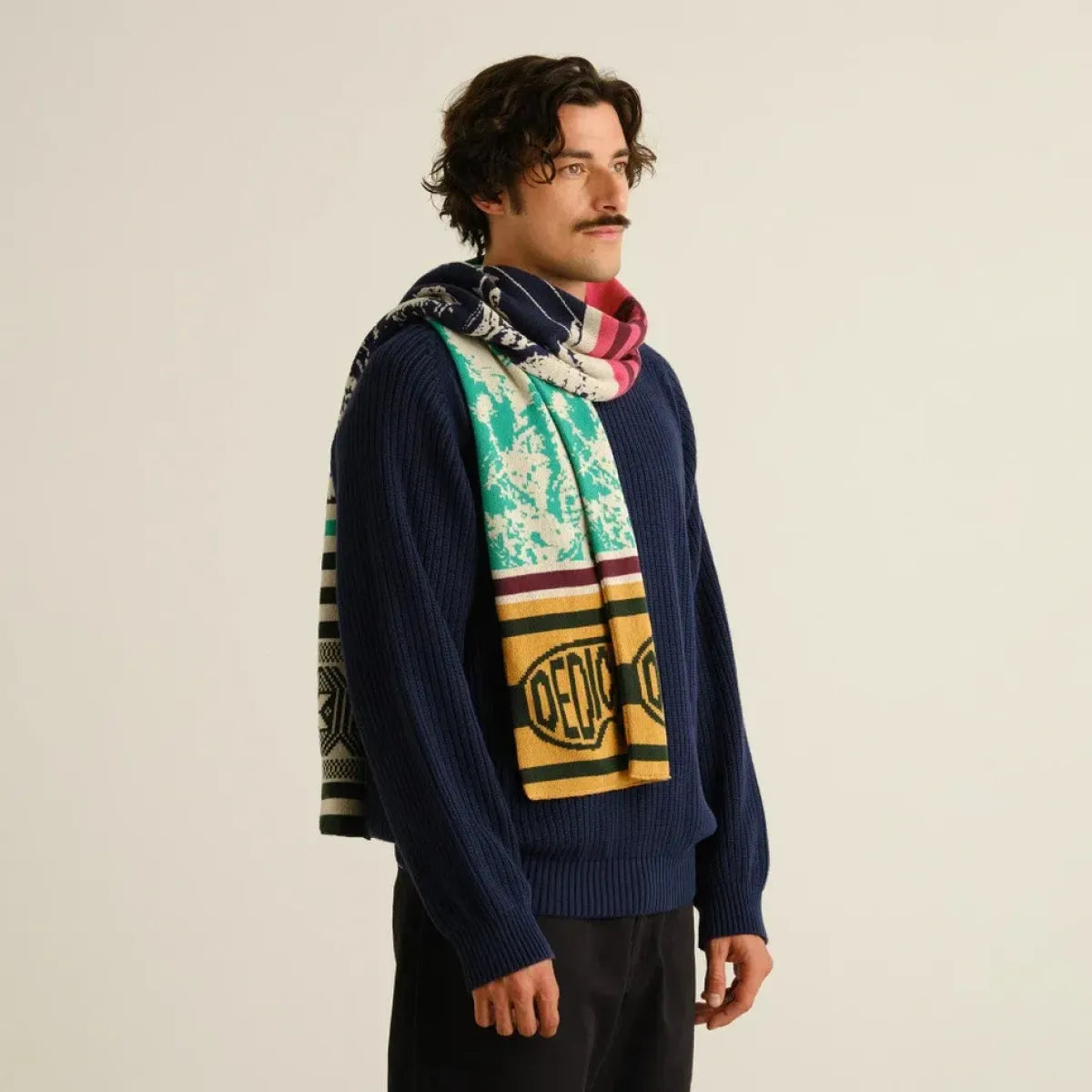 Dedicated Scarf Rossberga Retro Ski Blocks