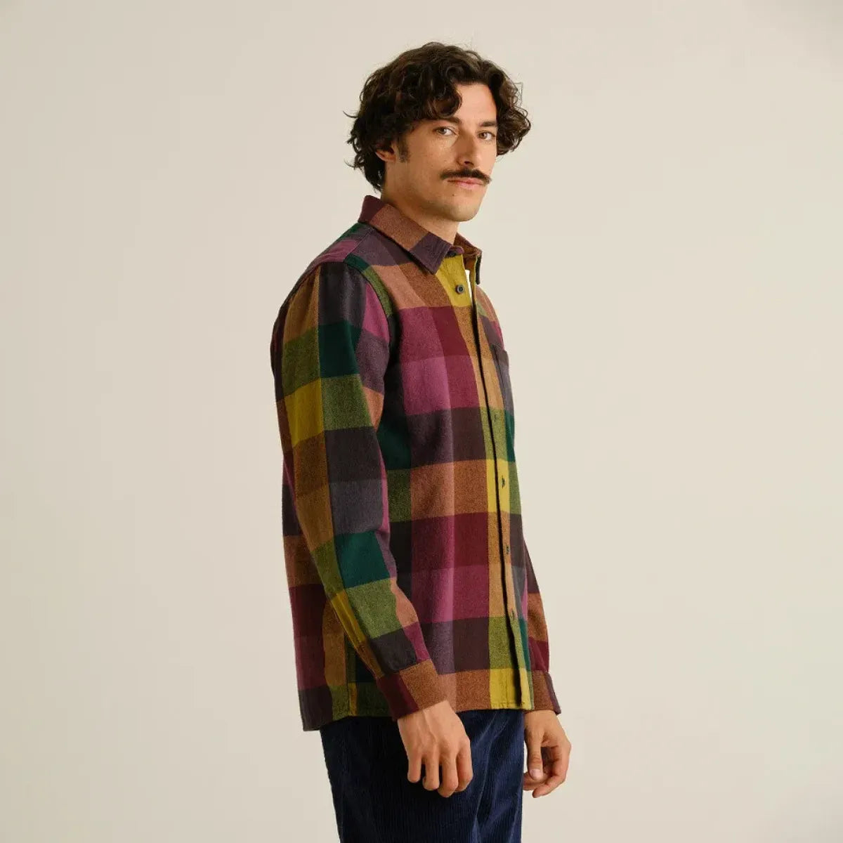 Dedicated Shirt Rute Flannel Check Bold