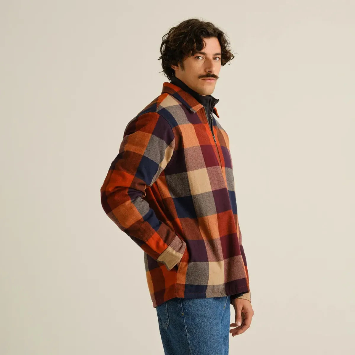 Dedicated Jacket Torp Flannel Check Muted