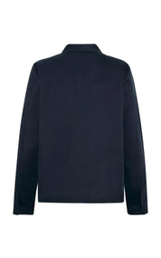 KnowledgeCotton Apparel Twill zip overshirt