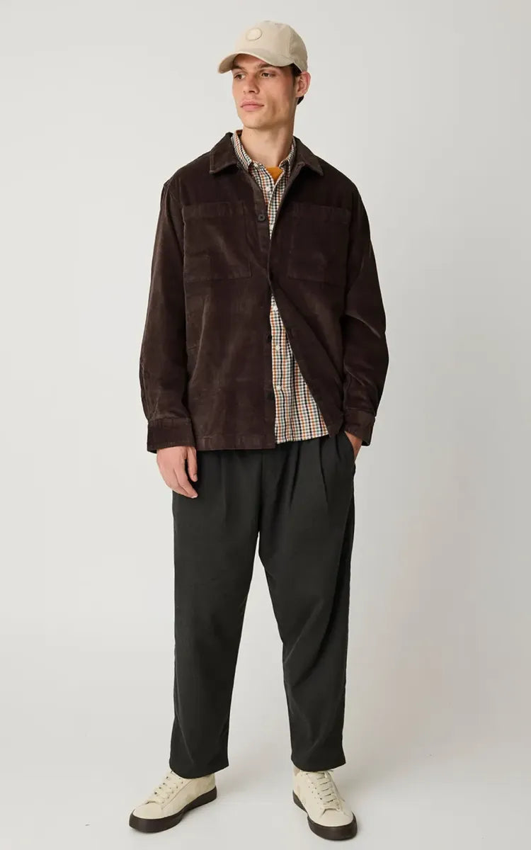 KnowledgeCotton Apparel Loose corduroy overshirt