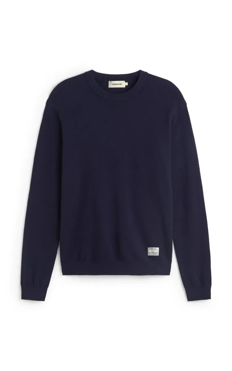 Thinking Mu INDIGO LUCIEN KNITTED SWEATER
