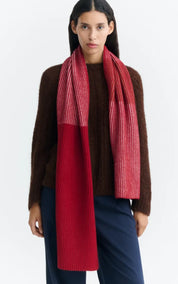 Thinking Mu ELBRUS RED GHEDE SCARF