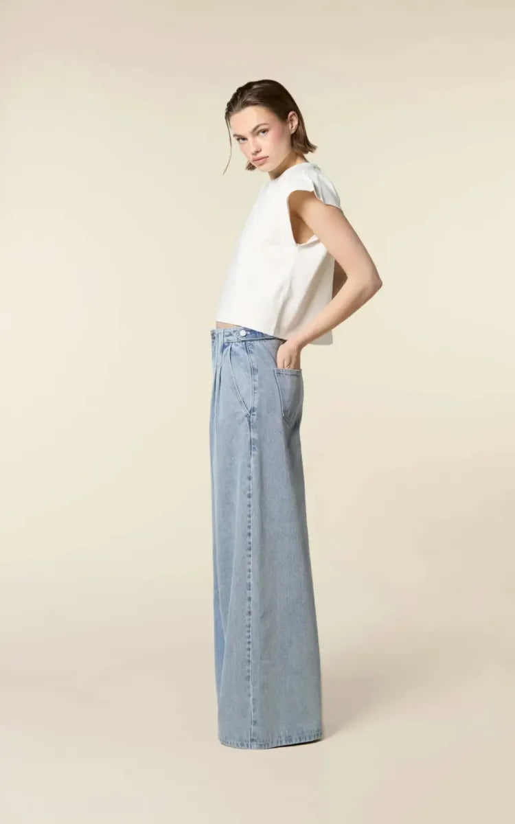 Homage Jeans Tailored Pleated