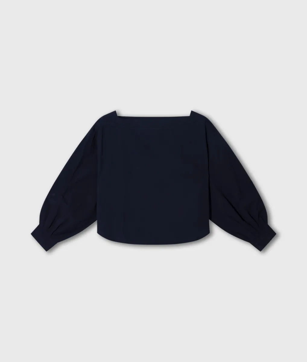 10DAYS Blouse Boatneck Poplin