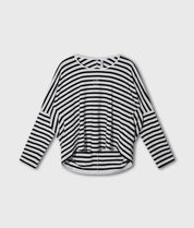 10DAYS Long Sleeve Tee Modal Stripes