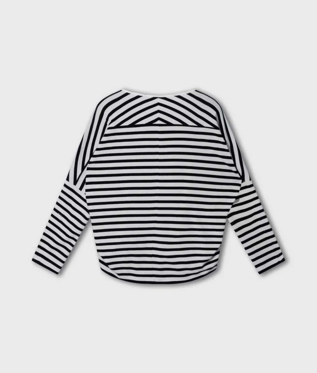 10DAYS Long Sleeve Tee Modal Stripes