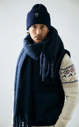 Wool badge beanie