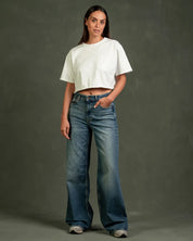 Kuyichi Harper Loose Flare Starlit Indigo