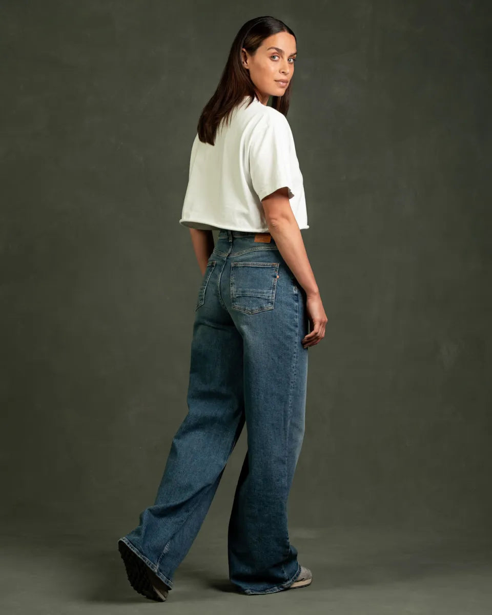 Kuyichi Harper Loose Flare Starlit Indigo