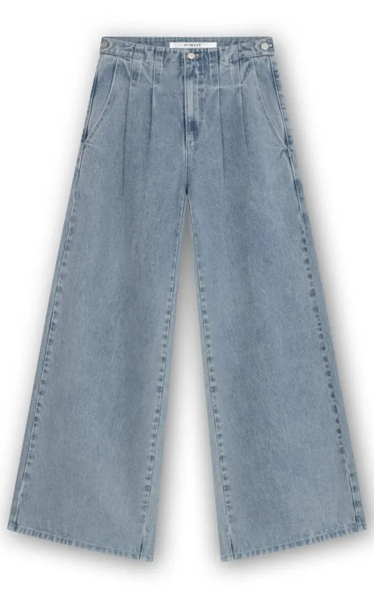 Homage Jeans Tailored Pleated