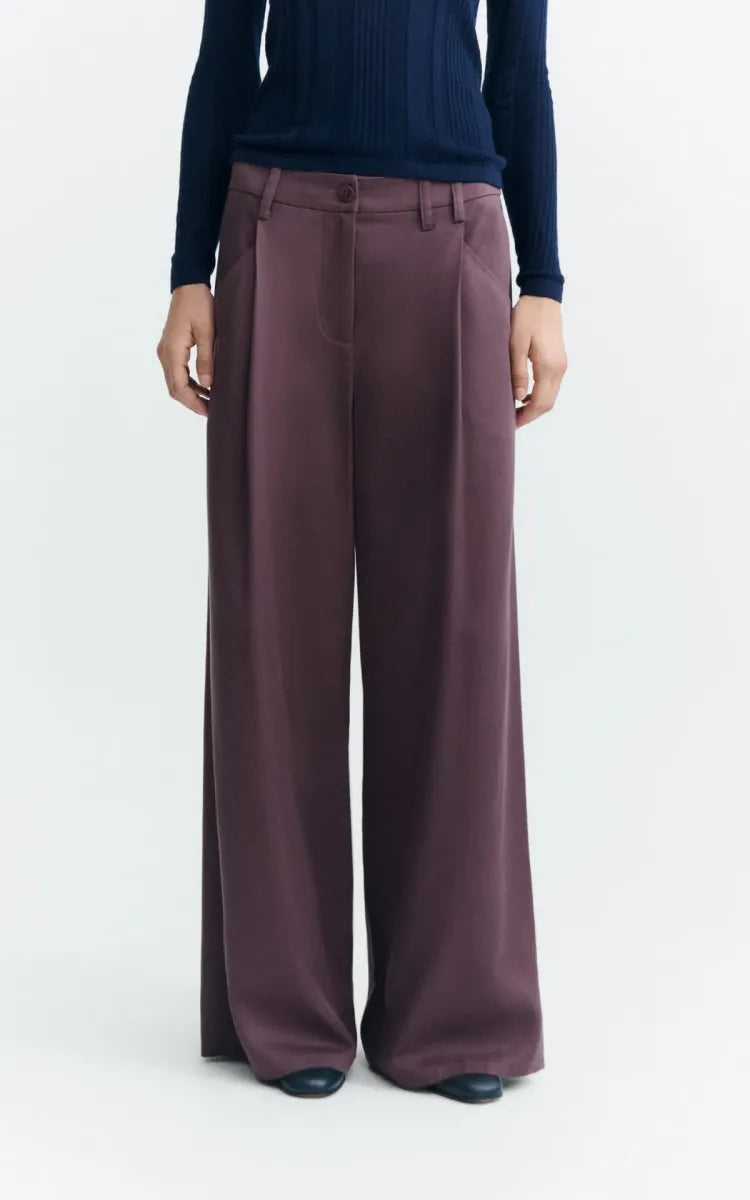 Thinking Mu DARK WINE MOLLY PANTS