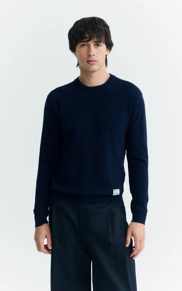 Thinking Mu INDIGO LUCIEN KNITTED SWEATER