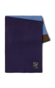 Thinking Mu CERVINO BLUE GHEDE SCARF