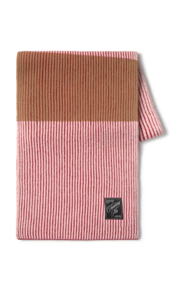 Thinking Mu ELBRUS RED GHEDE SCARF