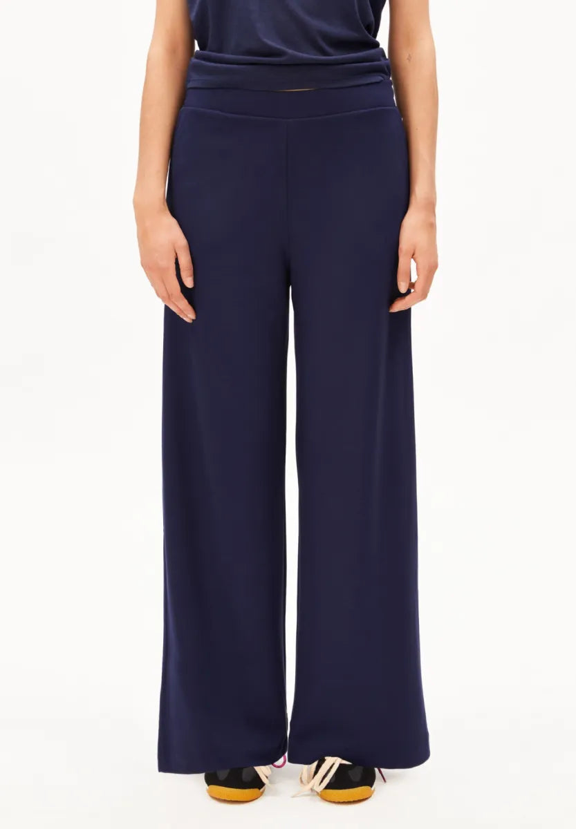 ARMEDANGELS Basic Wide Leg Jersey Trousers