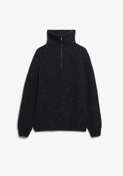 ARMEDANGELS Tweed Knit Half-zip Sweater