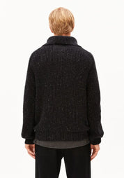 ARMEDANGELS Tweed Knit Half-zip Sweater