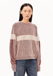ARMEDANGELS Rib Knit Sweater with Artwork