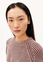 ARMEDANGELS Rib Knit Sweater with Artwork