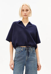 ARMEDANGELS Compact Polo Knitted Pullover