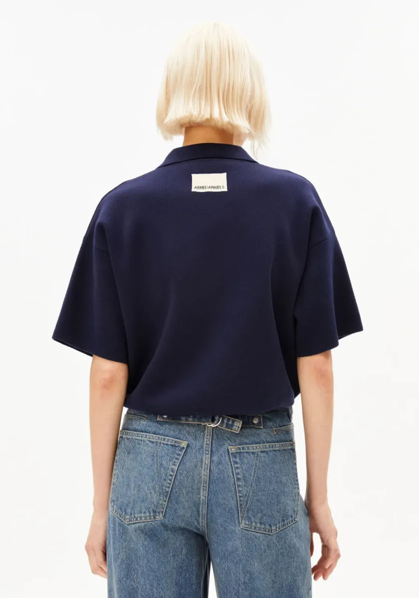 ARMEDANGELS Compact Polo Knitted Pullover