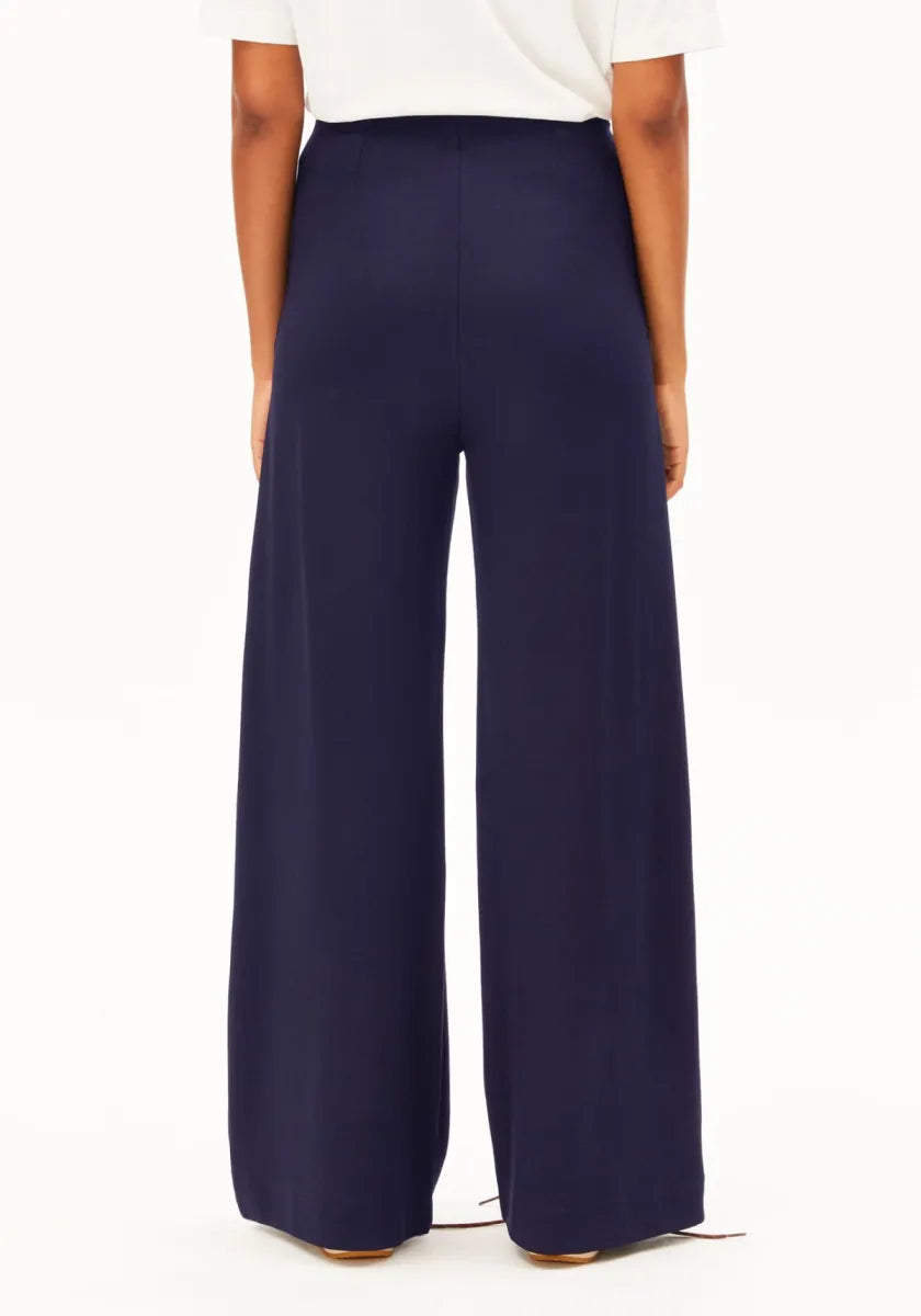 ARMEDANGELS Basic Wide Leg Jersey Trousers