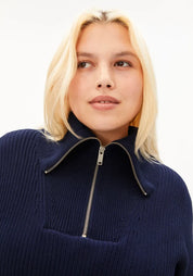 ARMEDANGELS Vanisé Troyer Knit Sweater