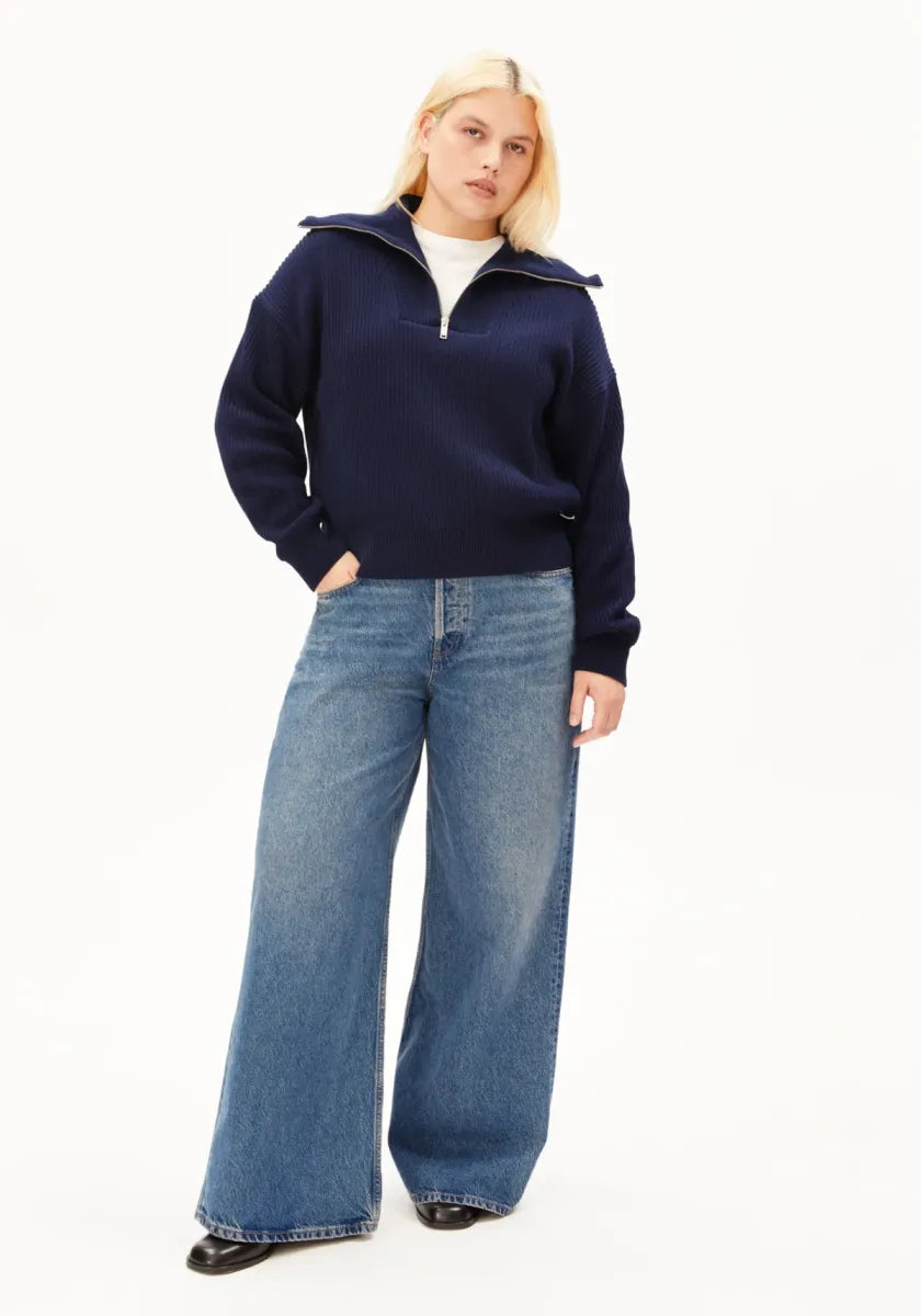 ARMEDANGELS Vanisé Troyer Knit Sweater