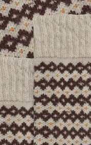 KnowledgeCotton Apparel Wool jacquard socks