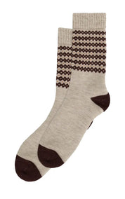 KnowledgeCotton Apparel Wool jacquard socks