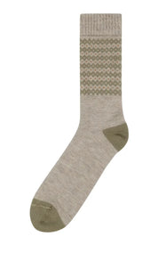 KnowledgeCotton Apparel Wool jacquard socks