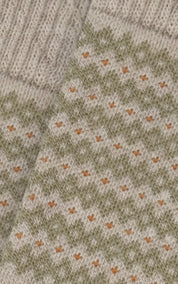 KnowledgeCotton Apparel Wool jacquard socks